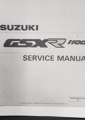 Suzuki gsxr 1100 n - suzuki,