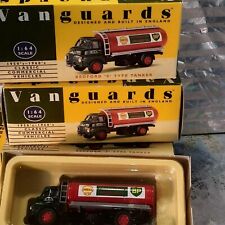 3x Vanguards Petrol Tanker Truck Vintage Commercial Diecast Lorry Model Shell BP