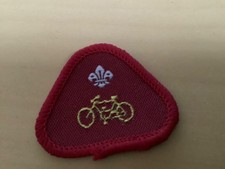 Vintage Cub Scout Badge 1990"s Cyclist