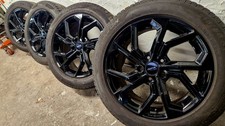 17" GLOSS BLACK  ALLOY WHEELS