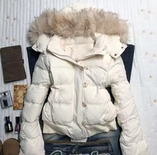 Puffer Jacket Fur Lined Hood