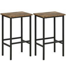 HOMCOM Industrial Bar Stools