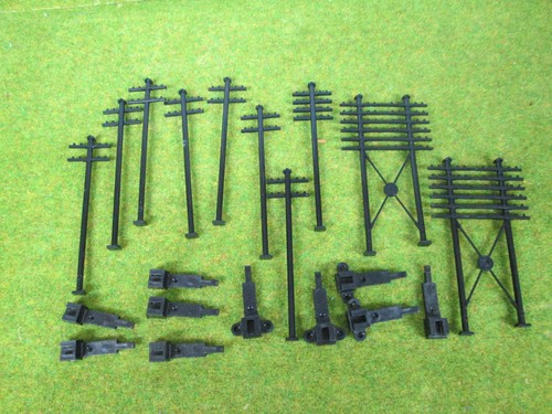 Hornby telegraph poles with - telegraph,