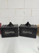 Panasonic RAMSA WS-A80E PA Speakers Pair – 160W 8Ω – With Pole Mounts