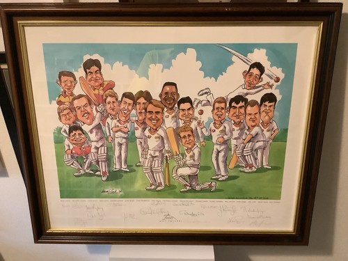 Northants cricket charicature - cricket,