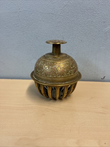 Vintage brass claw bell - vintage,