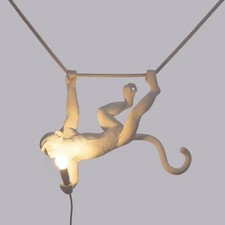 seletti swing white monkey