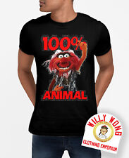 Animal 100% T-Shirt Movie Retro Classic Original Sci Fi Music Muppet