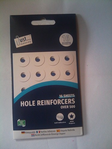 500 white ring gummed - ring, hole