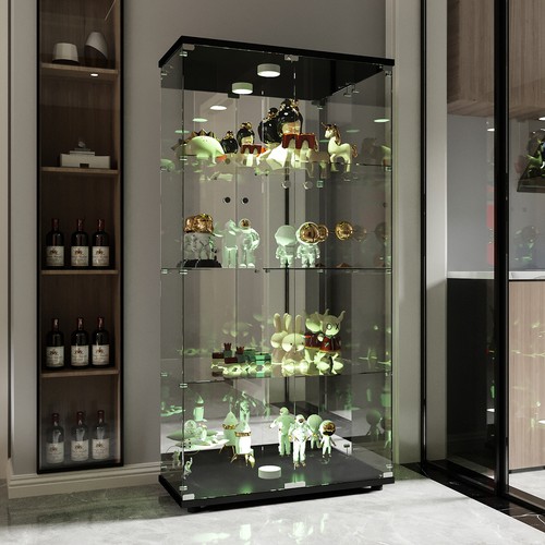 Tall display cabinet with - display,