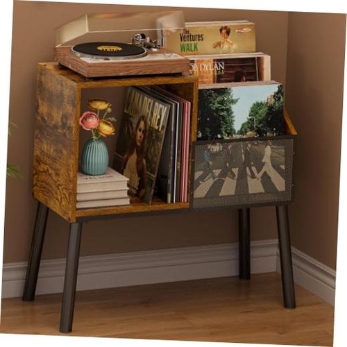 Record player stand with - player,