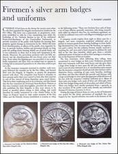 FIREMEN'S SILVER ARM BADGES &