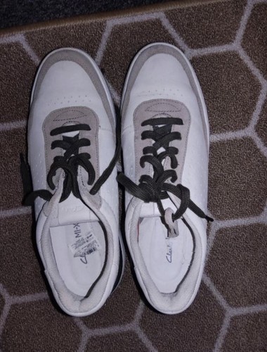 Brand new mens clarks - mens, white