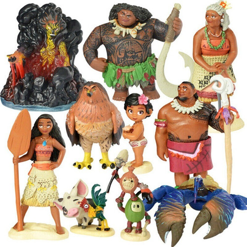 10pcs moana figure doll - figure,