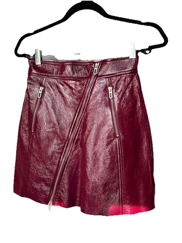 Drome faux leather mini skirt - drome,