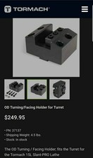 Tormach 15L Lathe Turret Tool Holder #37137