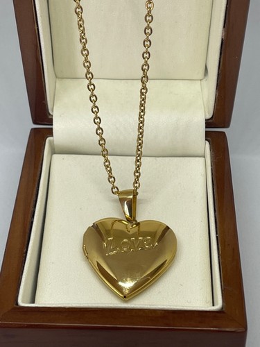 Gold large double - 9k, love