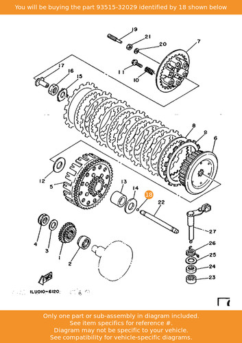 Yamaha ball 93515 32029 oem - yamaha, 93515-32029