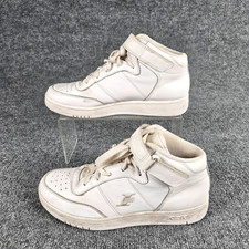 Reebok Allen Iverson I3 Pressure Mid White Leather Men's 10 Basketball Shoes Y2K