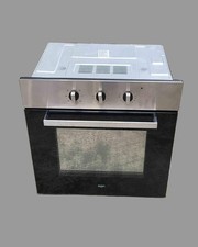 Refurbished BUSH Integrated Electric Single Oven BIBF0SAX W9115 Silver Black
