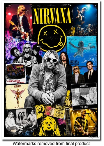 Nirvana poster a3 - poster., a4,