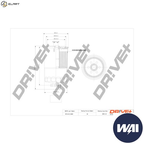 Fuel filter dp1110 0263 for - dp1110.13.0263,