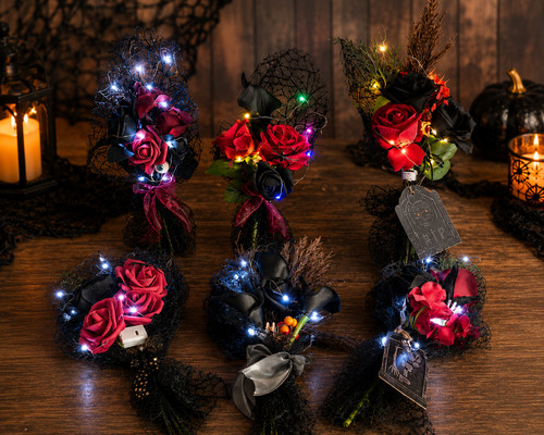 Halloween led rose - halloween,