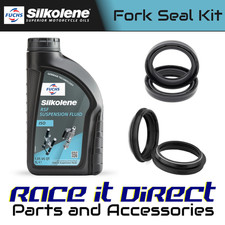 Fork Oil Seal Dust Seal Kit For Honda CB 500 & S TWIN 1994-2002 Silkolene