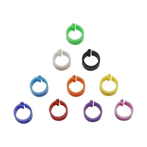 New 100pcs bird rings 8mm - new, leg