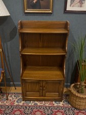Ercol Bookshelf With Cupboard