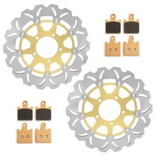 Front Brake Discs Rotors Pads
