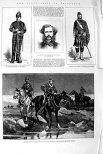 Original old antique print - original,