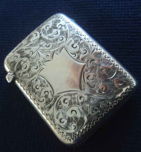 Victorian silver floral leaf - floral,