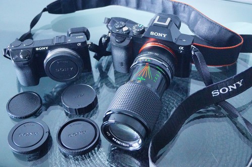 Sony mount adapted mitakon - e,