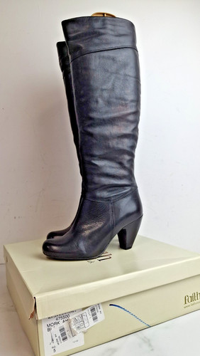 Vintage faith black leather - faith,
