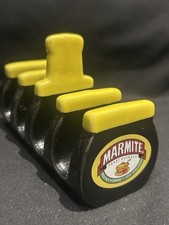 Vintage Marmite Four Slot Breakfast Toast Holder Collectible, Dishwasher safe(c4