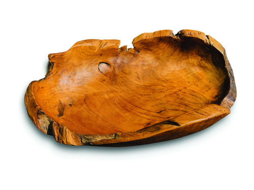 Rustic long bowl large - rustic,