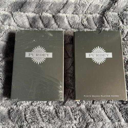 Purdey playing cards - purdey,