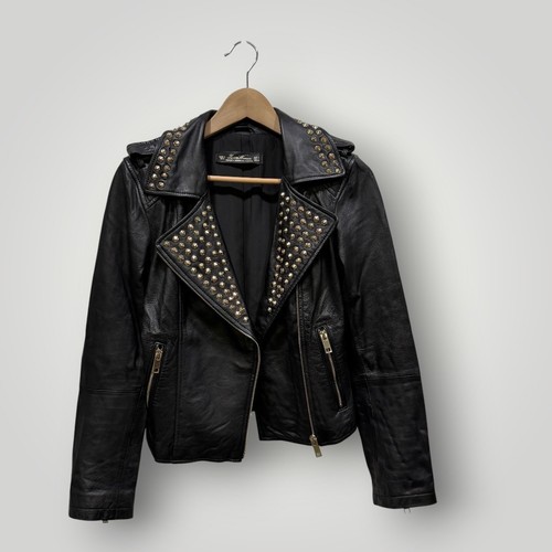 Zara woman black studded 100 - black, 100%