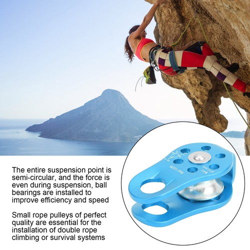 Climbing pulley small - pulley, single