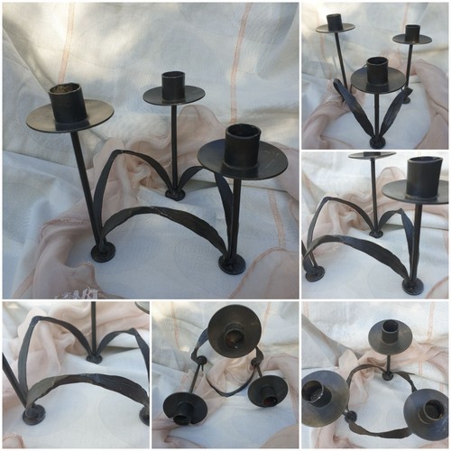 Vintage arm wrought iron - 3-arm,