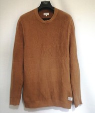 Jack Wills Superior Quality Warm 100% Cotton Knit Brown Jumper Size XXL