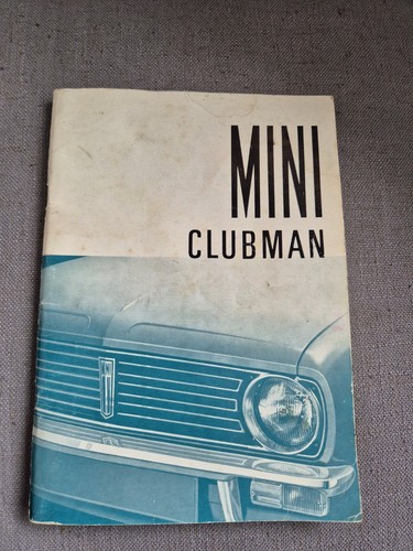 Rare classic mini clubman - rare,
