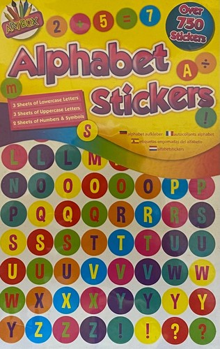 Arts crafts alphabet - &,