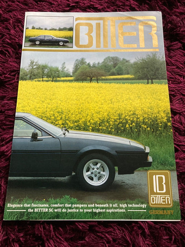 Bitter coupe brochure - bitter,