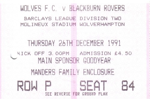 Wolves blackburn 1991 92 - wolves,