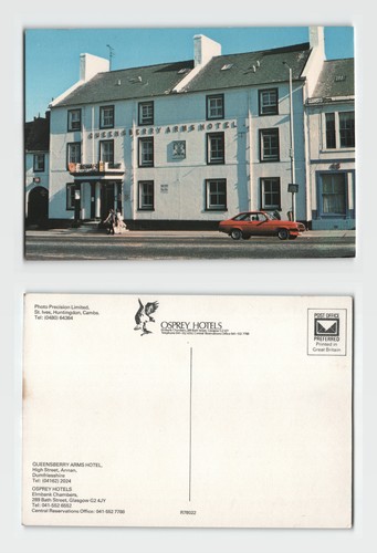 Postcard queensberry arms - queensberry,