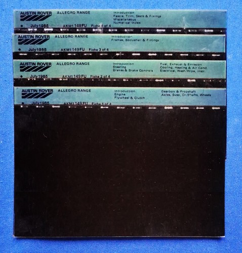 Akm1149 microfiche parts set - microfiche,