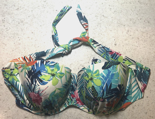 Halter neck bikini - neck, padded