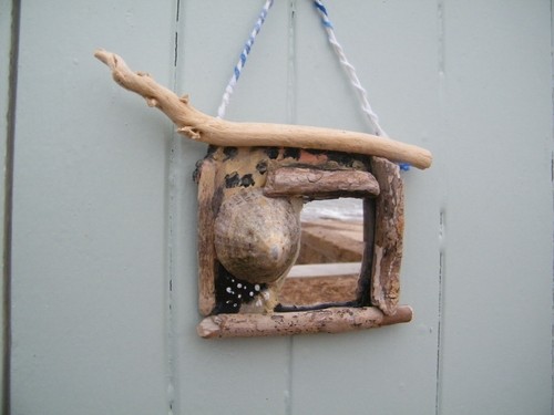 Driftwood mirror small size - driftwood, -small
